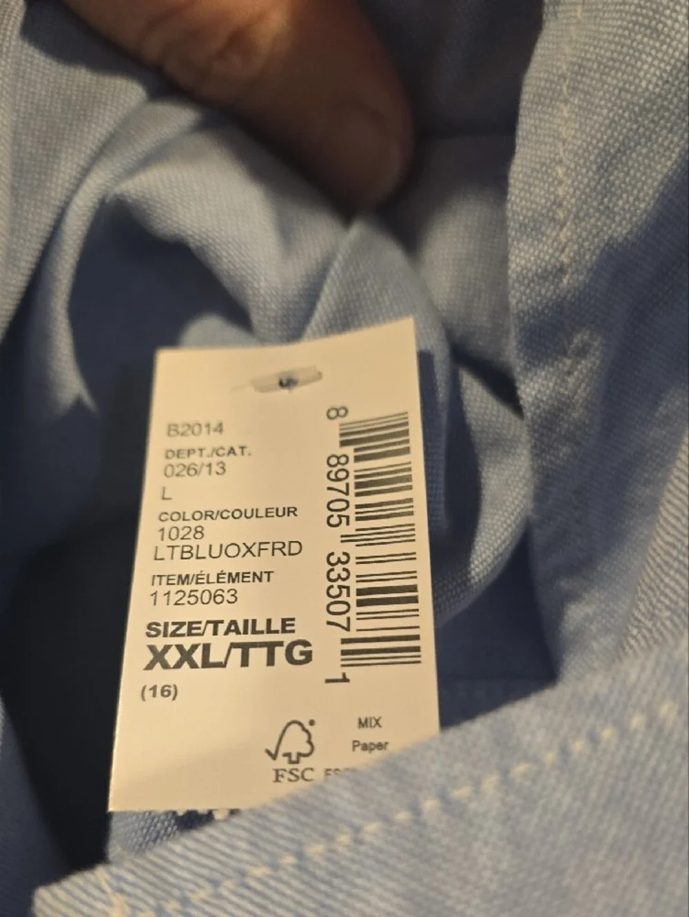 Izod and Children's Place Boy's Light Blue Button-Down Oxford Shirts